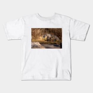 Flying Grey Squirrel Kids T-Shirt